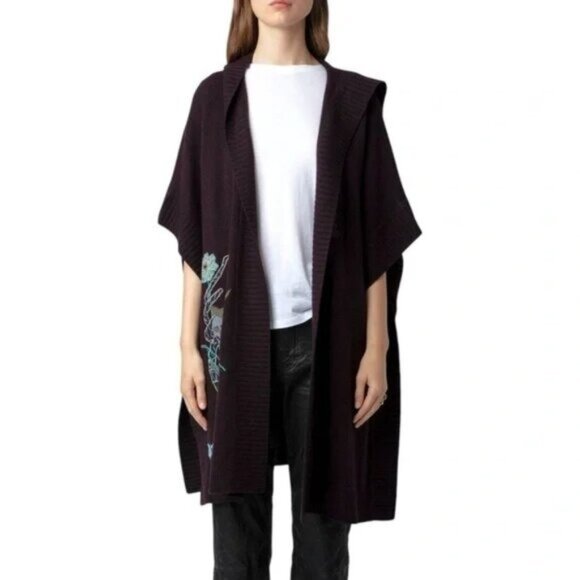 Zadig & Voltaire Inna Cashmere Embellished Cardigan - Picture 2 of 16